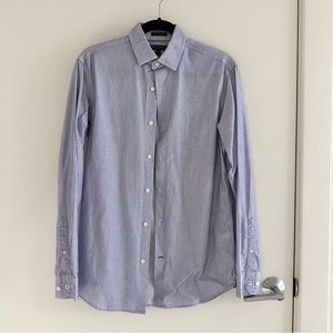 Banana Republic Mens Non-Iron Purple Dress Shirt (size S)